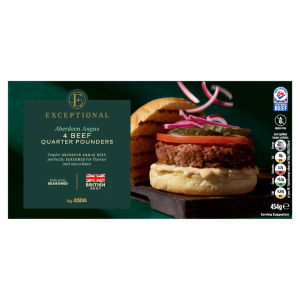Extra Special 4 Aberdeen Angus Beef Quarter Pounders 454g