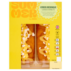 2 Lemon Meringue Loaded Donuts