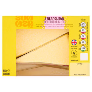 Neapolitan Cheesecake Slices 190g (2 x 95g)