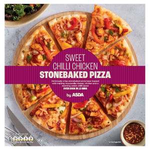 Sweet Chilli Chicken Stonebaked Pizza 340g