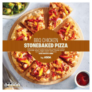 BBQ Chicken Stonebaked Pizza 340g