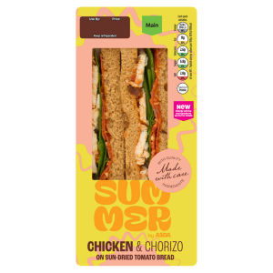 Summer by  Chicken & Chorizo on Sun-Dried Tomato Bread