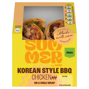 Summer by  Korean Style BBQ Chicken on a Chilli Wrap