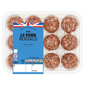 12 Seasoned Pork Meatballs 336g