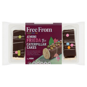 Free From by  4 Mini Frieda The Caterpillar Cakes 160g