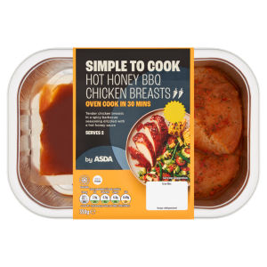 Hot Honey BBQ Chicken Breasts 350g