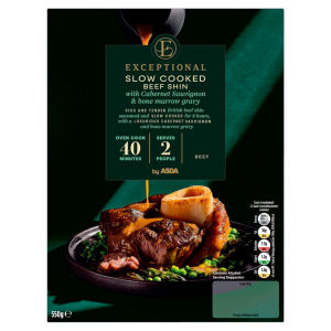 Exceptional by  Slow Cooked Beef Shin with Cabernet Sauvignon & Bone Marrow Gravy 550g