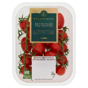 Petite Plum Vine Tomatoes 220g