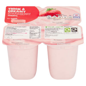 Strawberry Yogurts 4 x 125g (500g)