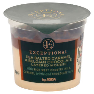 Sea Salted Caramel & Belgian Chocolate Layered Mousse 110g