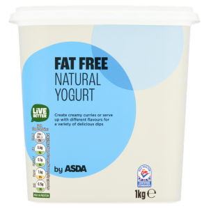 Henna Fat Free Natural Yogurt 1kg
