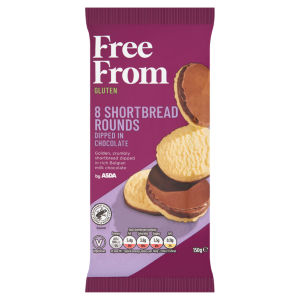 8 Shortbread Rounds Dipped in Chocolate 150g