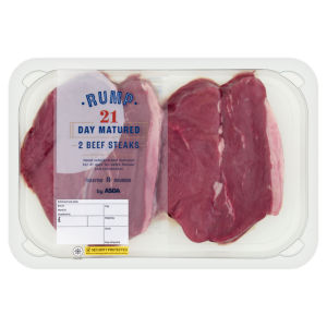 Twin Pack Rump Steak 455g