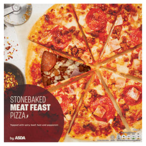 Stonebaked Meat Feast Pizza 345g