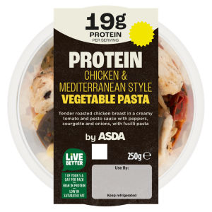 Protein Chicken & Mediterranean Style Vegetable Pasta 250g