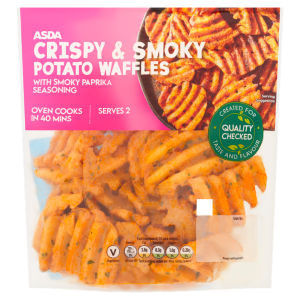 Crispy & Smoky Potato Waffles with Smoky Paprika Seasoning 400g