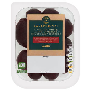 Exceptional by  Chilli & White Wine Vinegar Infused Baby Beetroot 175g