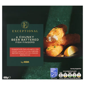 6 Chunky Beer Battered Fish Fingers 400g