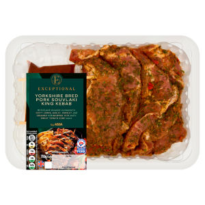 Yorkshire Bred Pork Souvlaki King Kebab 710g
