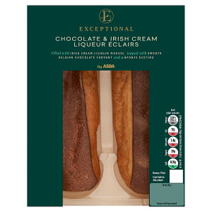 Chocolate & Irish Cream Liqueur Éclairs