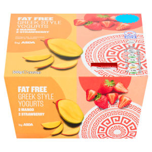 Fat Free Greek Style Yogurts 500g (4 x 125g)