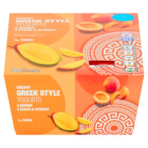Creamy Greek Style Yogurts 500g (4 x 125g)