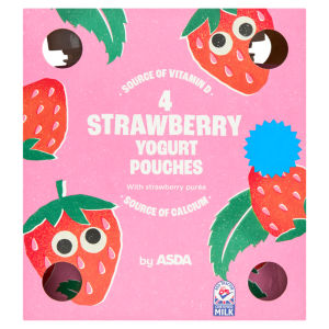 Strawberry Yogurt Pouches 320g (4 x 80g)