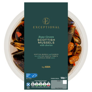 Rope Grown Scottish Mussels with Chorizo 560g