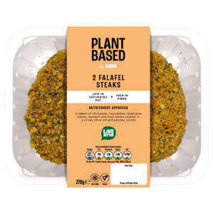 Plant Based by  2 Falafel Steaks 270g