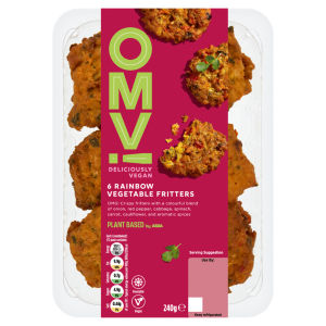 OMV! 6 Rainbow Vegetable Fritters 240g