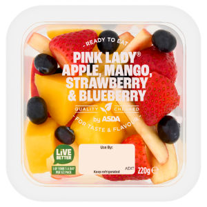 Pink Lady Apple, Mango, Strawberry & Blueberry 220g