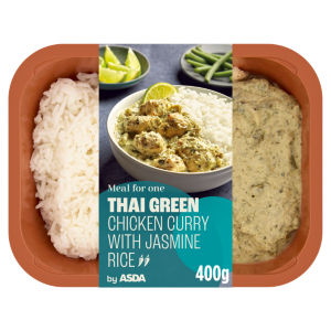 Meal for One Thai Red Chicken Curry with Jasmine Rice 400g