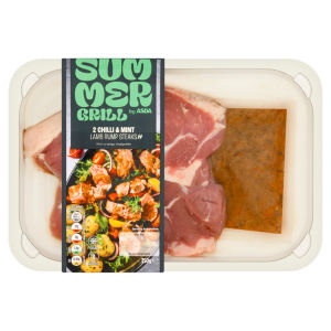 2 Chilli & Mint Lamb Rump Steaks 350g