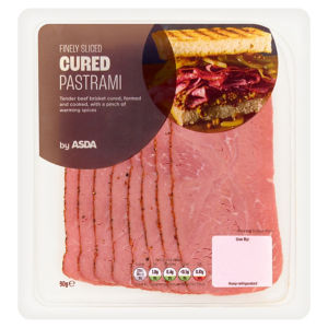 Finely Sliced Cured Pastrami 110g