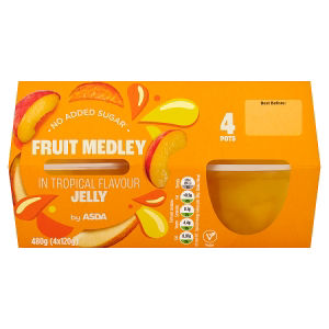 Fruit Medley in Tropical Flavour Jelly 480g (4 x 120g)