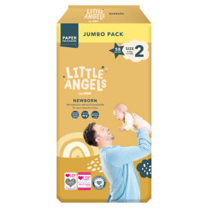 Little Angels by  Newborn Size 2 4-8kg 58 Nappies