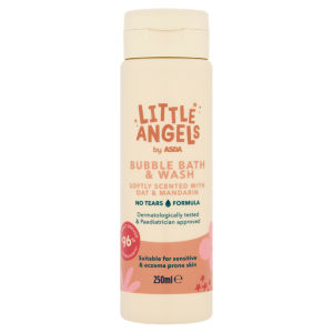 Little Angels by  Softly Scented with Oat & Mandarin Bubble Bath & Wash 250ml