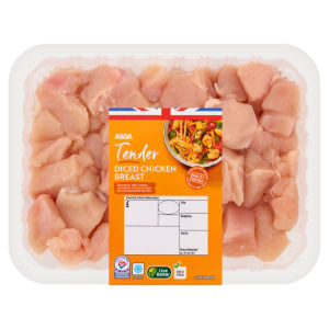Tender Diced Chicken Breast 650g