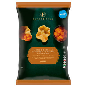 Exceptional by  Mango & Chilli Chutney Flavour Poppadoms 85g