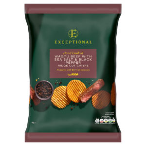 Wagyu Beef with Sea Salt & Black Pepper Ridge Cut Crisps 150g