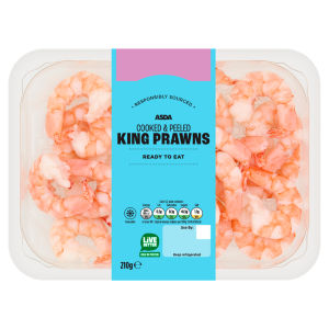Cooked & Hand-Peeled Jumbo King Prawns 200g