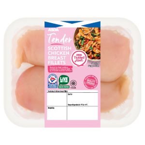 ASDA Tender Breaded Chicken Breast Mini Fillets 305g