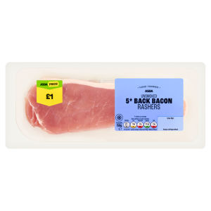 Oakpark 5 Unsmoked Back Bacon Rashers 150g