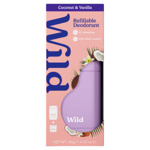 Wild Refillable Natural Deodorant - Coconut & Vanilla 40g