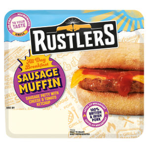 Rustlers All Day Breakfast Sausage Muffin 155G