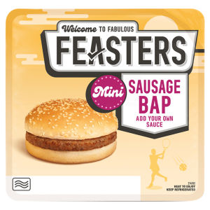 Mini Sausage Bap 90g