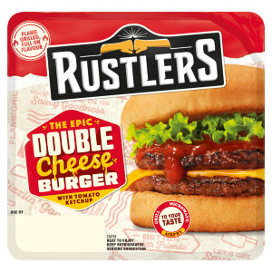 Rustlers The Epic Double Cheeseburger 145g