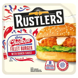 Rustlers Spicy Chicken Fillet Burger 159g