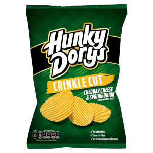 Crinkle Cut Cheddar Cheese & Spring Onion Flavour Potato Crisps 135g
