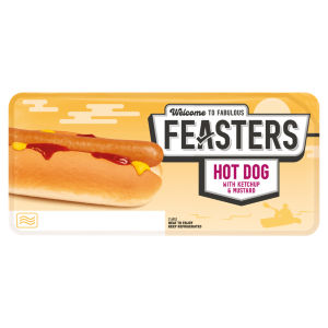 Hot Dog with Ketchup & Mustard 140g